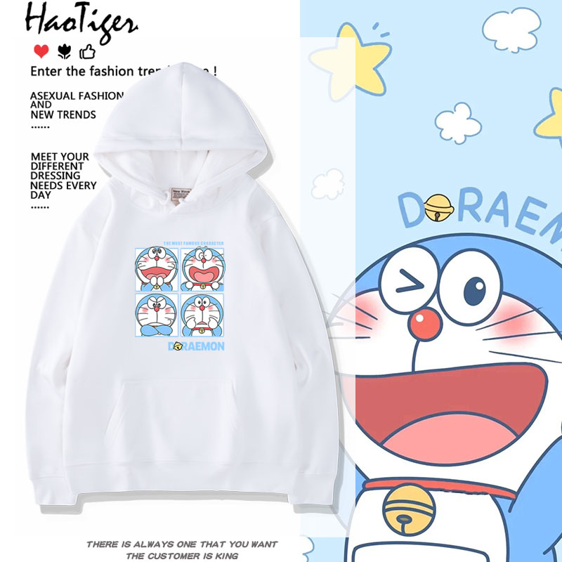 哆啦A梦周边可爱卡通卫衣