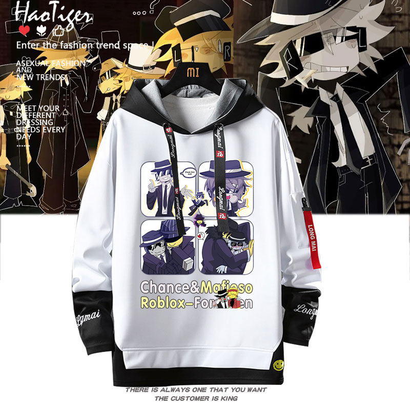 Forsaken被遗忘的游戏周边二次元假两件卫衣加绒秋冬青少年上衣服