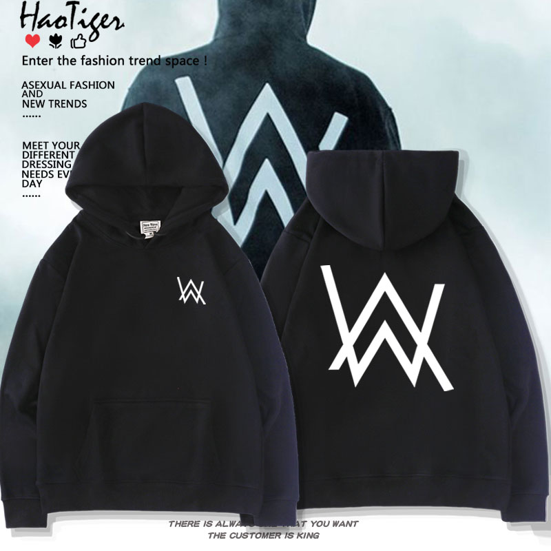 艾伦沃克嘉豪同款DJ潮faded周边同款连帽卫衣男女秋冬加绒上衣服