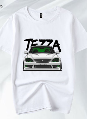 toyota Altezza rs200丰田咬地鲨Lexus is200改装车T恤文化短袖衫