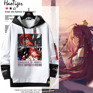 龙族卡塞尔之门周边上杉绘梨衣同人连帽卫衣秋冬宽松加绒学生上衣