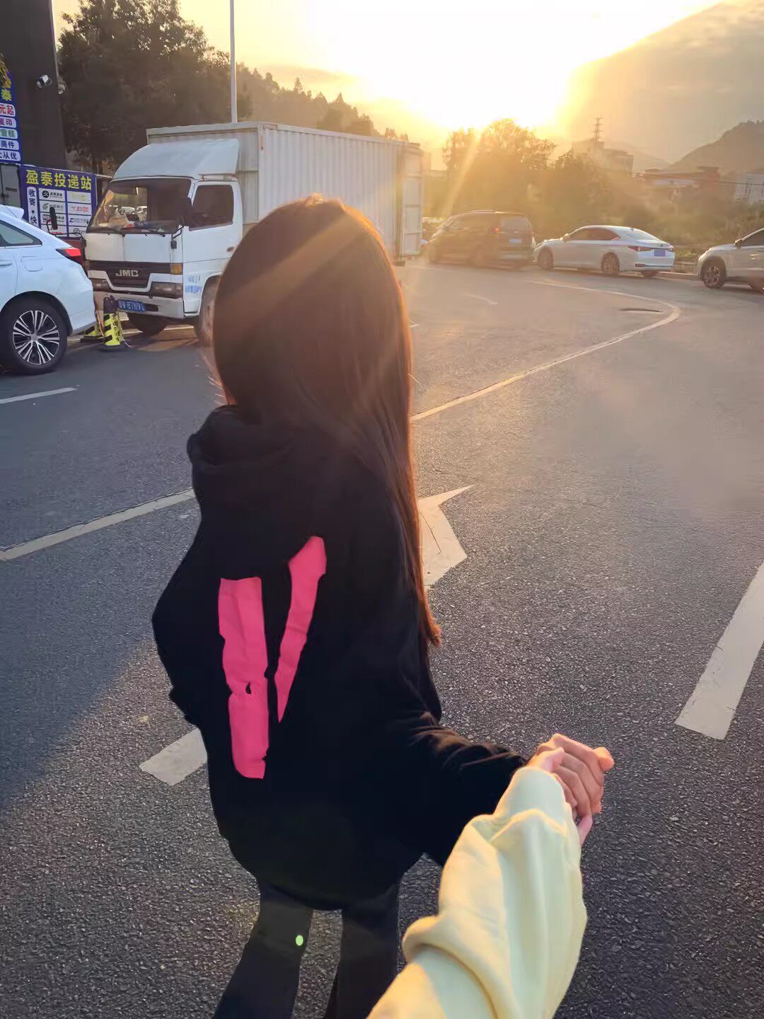 美式高街慵懒小个子连帽卫衣女hiphop潮牌秋冬2025年新款复古百搭