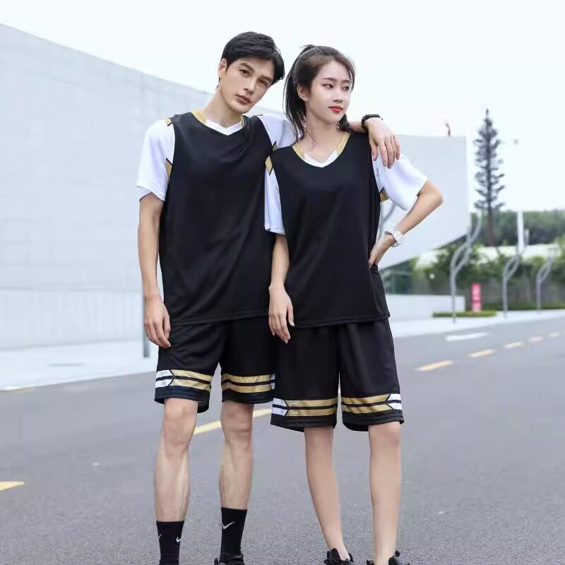 定制短袖篮球服套装儿童成人女印字篮球衣比赛队服背心学生训练服