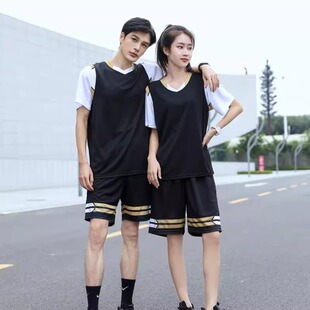 定制短袖篮球服套装儿童成人女印字篮球衣比赛队服背心学生训练服