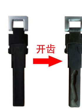 大众迈腾b7车钥匙备用老款cc机械小钥匙环遥控器老b6配钥匙头开槽