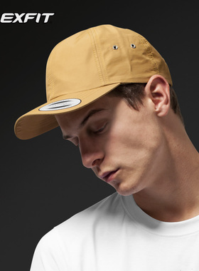 FLEXFIT秋冬男女软顶棒球帽遮阳防晒鸭舌帽户外透气运动帽登山帽
