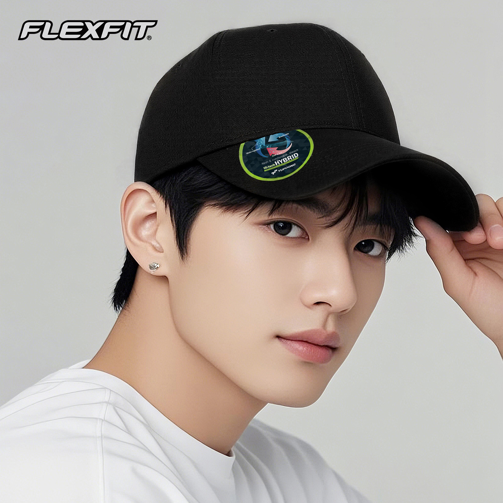 flexfit硬顶弯檐鸭舌帽