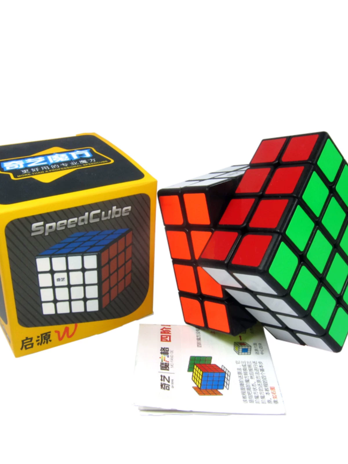 Rubik's cube, elite toy for beginners, fourth order, six colors, upgraded version