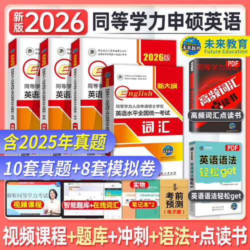 2026同等学力申硕英语历年真题
