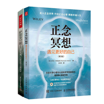 正念冥想：遇见更好的自己 第3版+萨提亚冥想：内在和谐、人际和睦与和平书籍