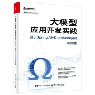 DeepSeek 实现 赖帆 社9787121506987 大模型应用开发实践 电子工业出版 基于Spring