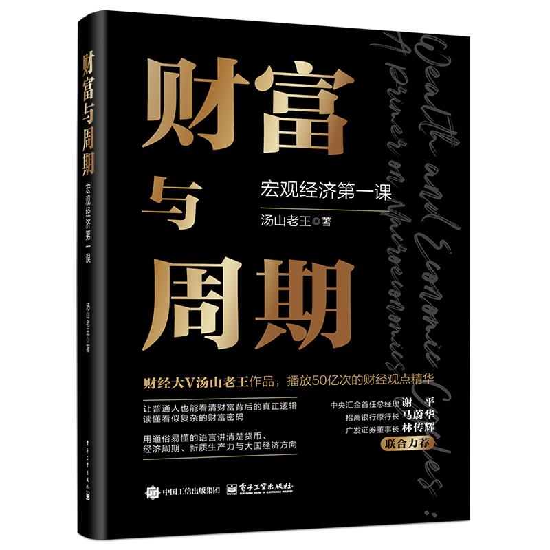财富与周期 宏观经济第一课 汤山老王 财富运行逻辑书籍 解读经济周期运转的规律 观察中国经济未来的方向 投资理财书