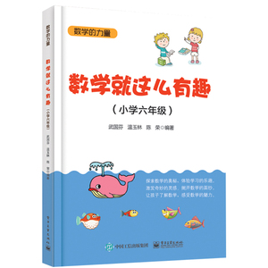 数学就这么有趣 小学六年 小学数学课外辅导 儿童数学乐趣培养 小学数学阅读读物 趣味数学数字谜书小学数学辅导图书籍