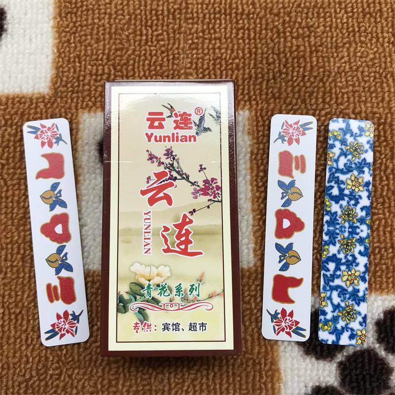 湖北十七个三五七花牌柳叶子老人长牌云连s631布纹扑克纸麻将