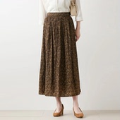 日本制女装 直邮NEWYORKER纽约克日系印花半身裙长裙 包邮 代购 包税