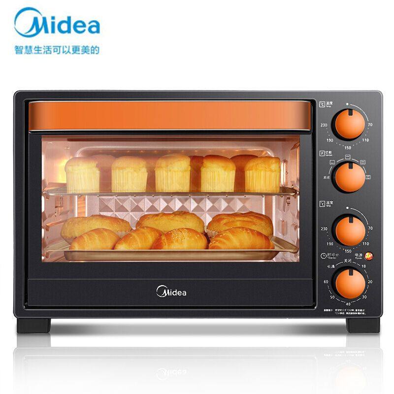 美的电烤箱家用35升上下管独立控温防爆照明灯Midea/美的T3-L326B