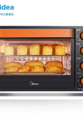 美的电烤箱家用35升上下管独立控温防爆照明灯Midea/美的T3-L326B