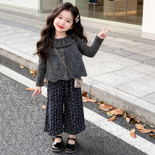 女童春装套装2026新款儿童春季洋气时髦巨好看女宝宝早春韩系穿搭