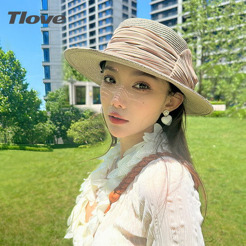 tlove平沿帽出游百搭女春夏秋
