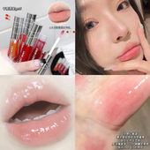 美女口水色被我找到啦 有色唇部精华露水光气血感护唇蜜叠涂神器