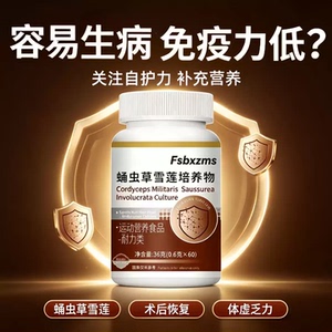 迈康蛹虫草中老年免疫力片