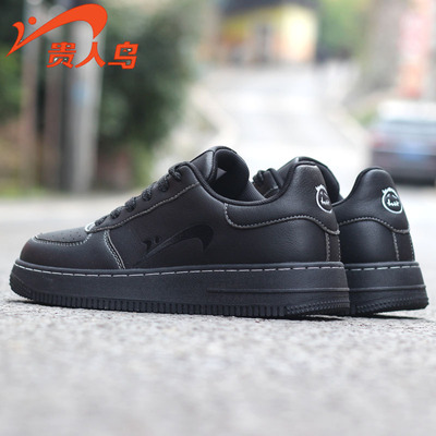 贵人鸟车缝线男板鞋潮