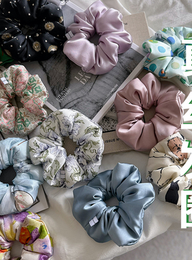 shamelessbaby 6cm真丝发圈 枕头大肠发圈 填充发圈 两个减5