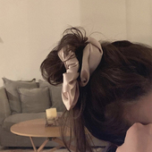 两个减5 大肠发圈发带头饰发绳 shamelessbaby 4cm真丝发圈