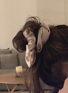 shamelessbaby 4cm真丝发圈 大肠发圈发带头饰发绳 两个减5