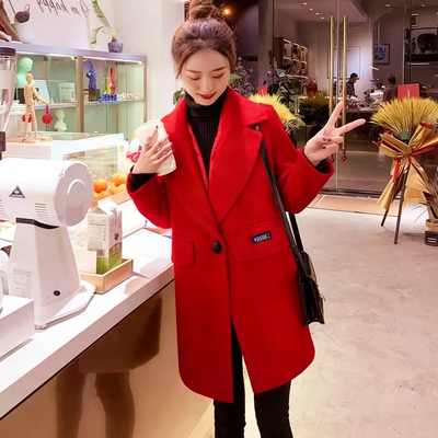 西装毛呢大衣棉服中长款风衣外套