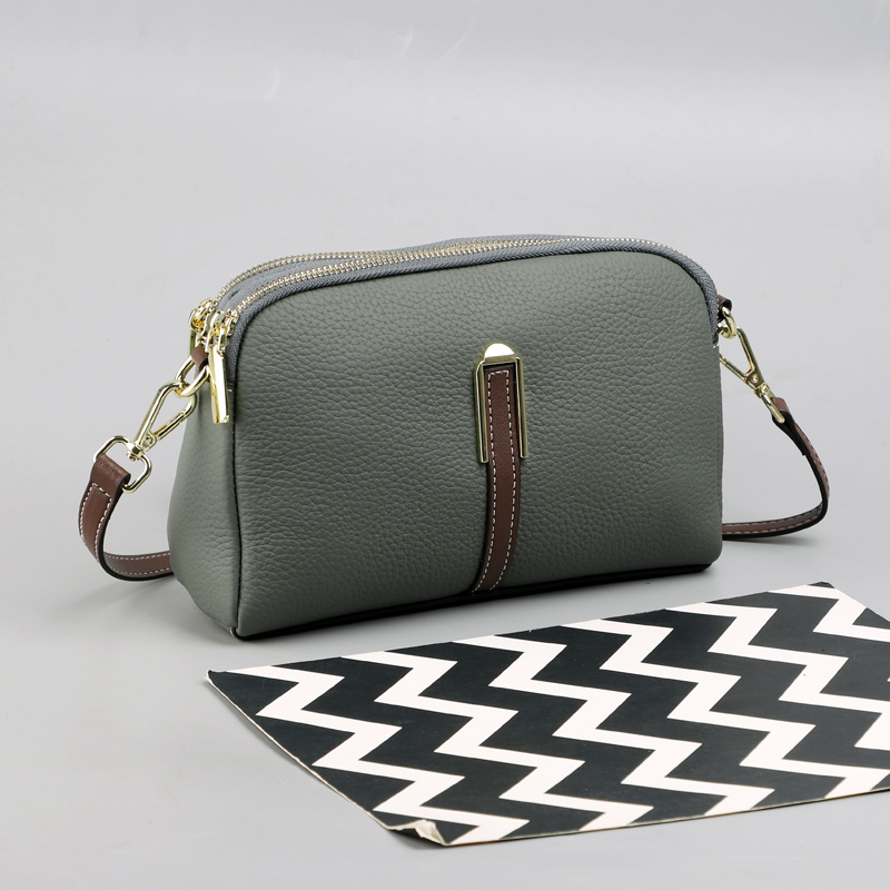 YELODE小方包软皮小包牛皮斜挎包