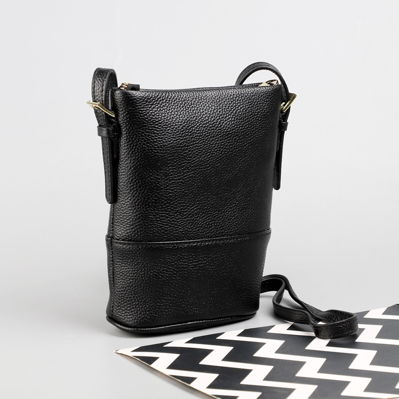 YELODE真皮手机包轻便斜挎小包