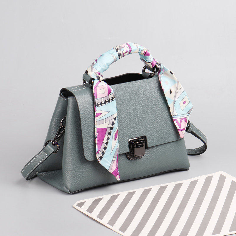 YELODE真皮女包头层牛皮