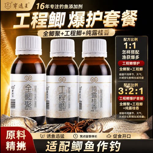 穿透王鲫鱼套餐全能大小精灵饵料