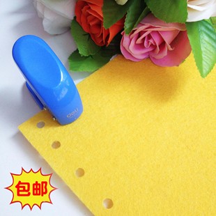 韩国文具得力打孔机单孔打洞器 自制图书工具 不织布打孔器 包邮