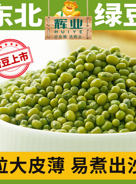 辉业东北绿豆新货农家优质可发豆芽可脱皮批发品质大颗易出沙