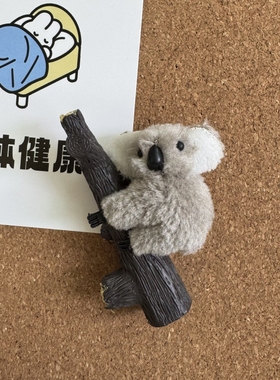 1个装抱抱树考拉图钉工字钉卡通创意毛毡板扎钉软木板按钉照片墙