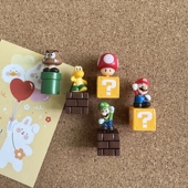 创意童年回忆动漫人物3d立体图钉软木板毛毡板家居装 饰按钉软木钉