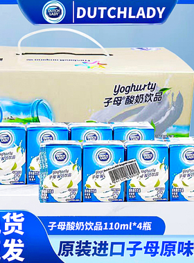 越南进口dutchlady子母酸奶盒装110ml整排营养商超同款学生早餐奶