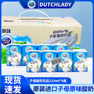 越南进口dutchlady子母酸奶盒装110ml整排营养商超同款学生早餐奶