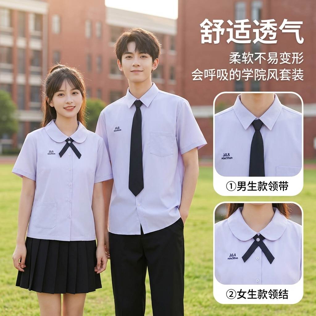 泰国泰式JK制服夏季毕业套装