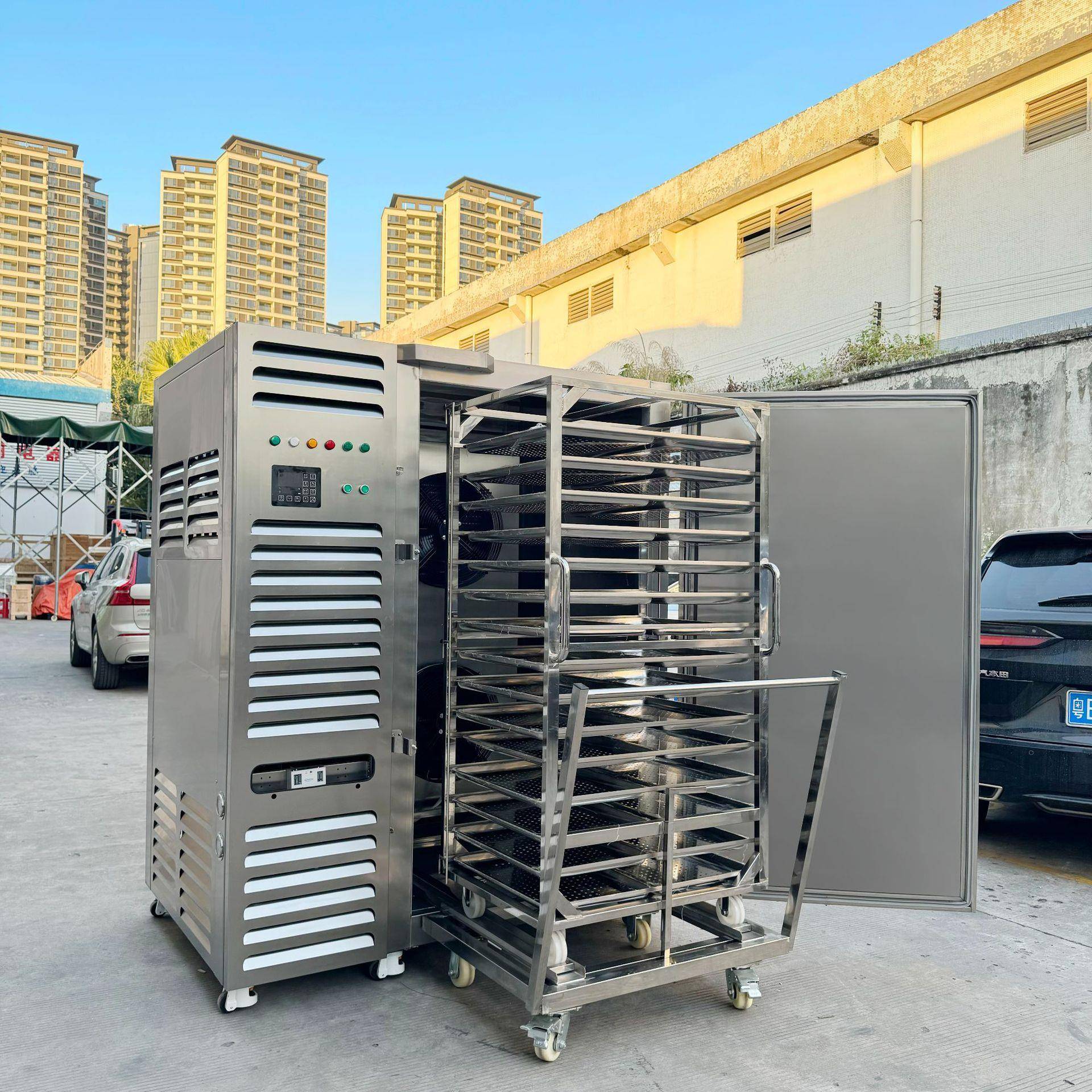 无花果真空冻干速冻机全自动果蔬超低温大型淡水鱼段急速冷冻柜