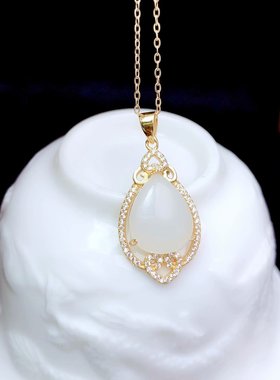 水滴形吊坠空托裸石戒面