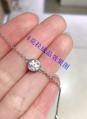 时尚莫桑钻手链成品镶嵌锆石水晶