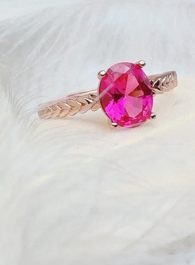 新款s925银戒指空托来裸石戒面