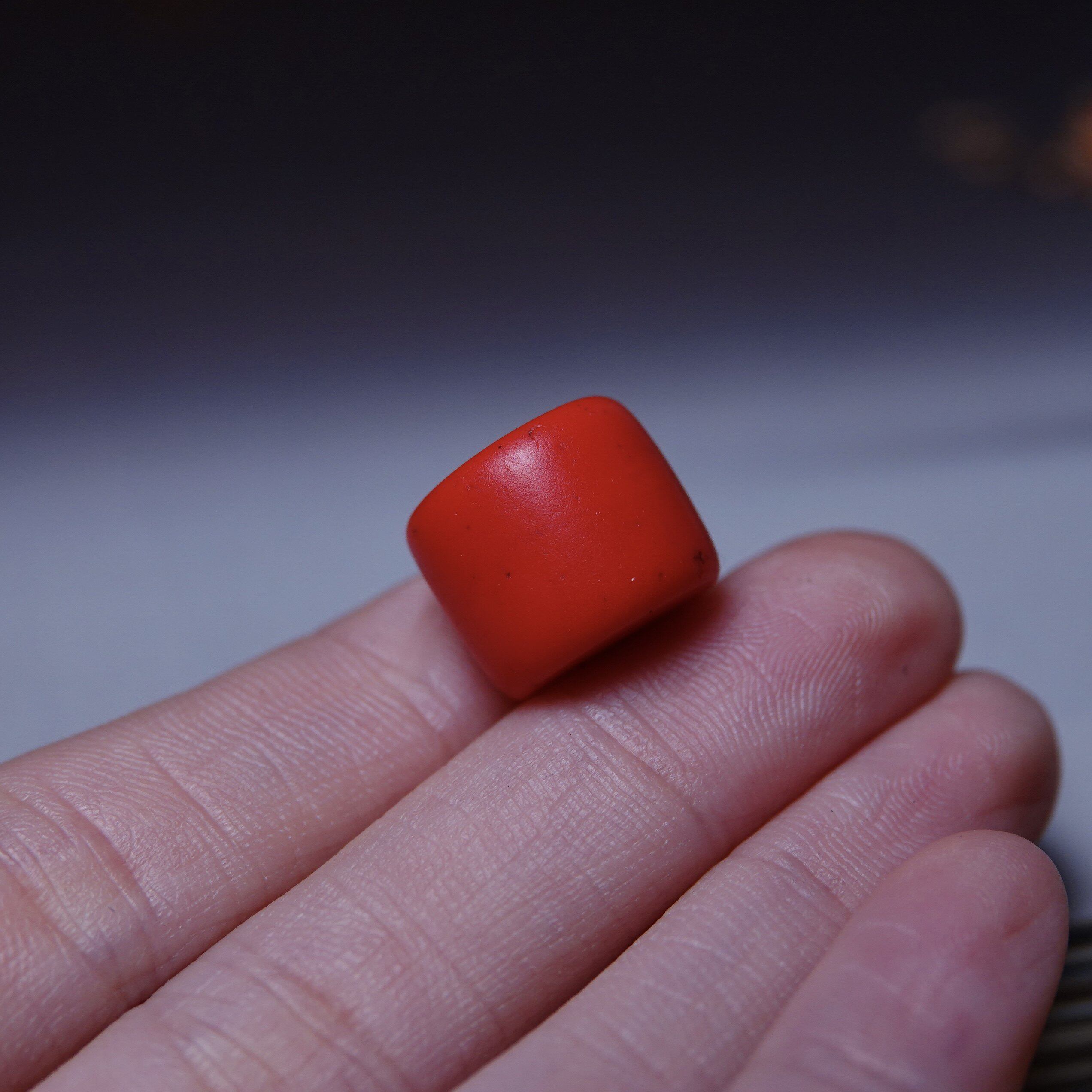 牧区老雪巴琉璃桶珠全品文玩纯手工DIY念珠手串百搭配珠一图一物