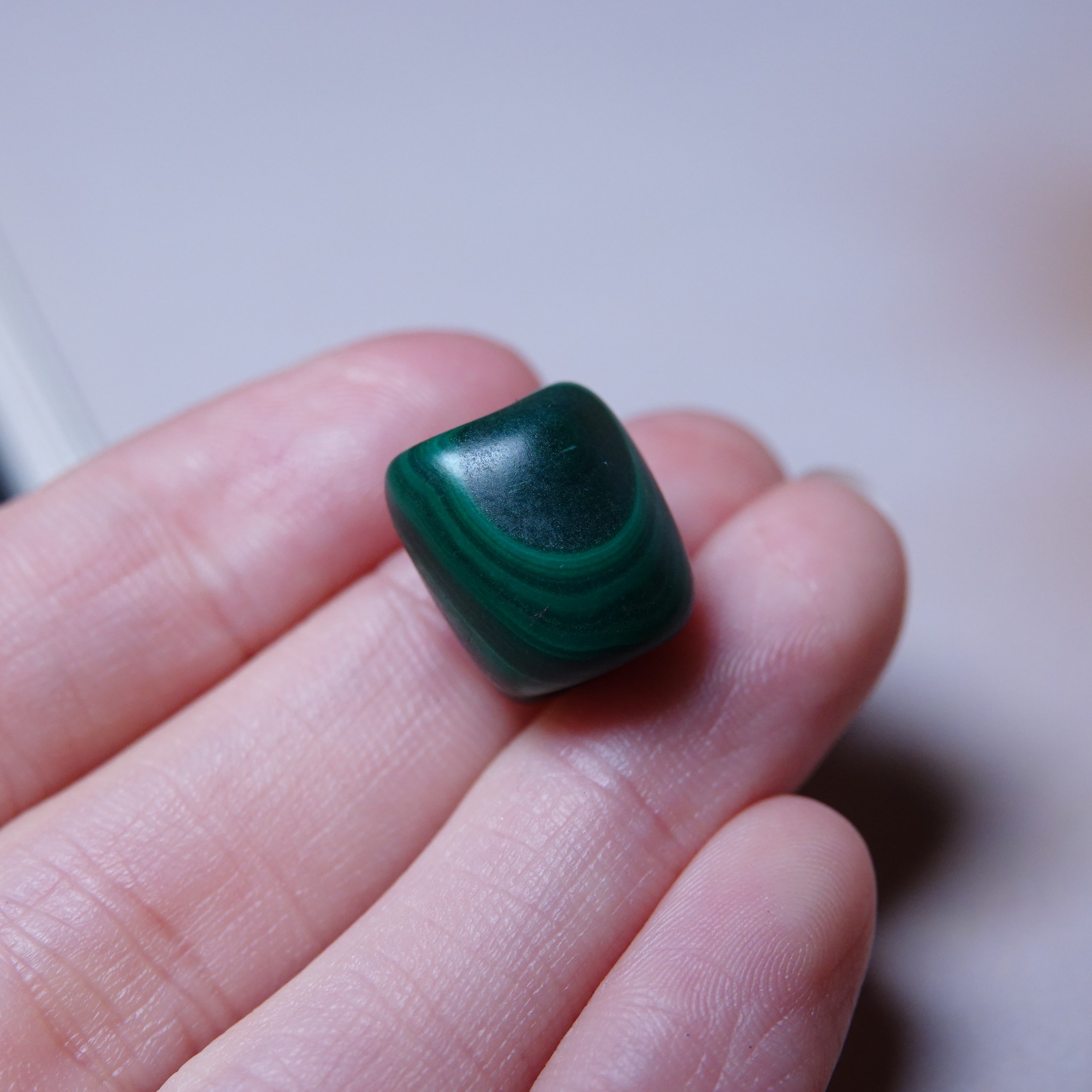 天然原矿老孔雀石单珠大孔道全品百搭配珠文玩顶珠原生态念珠手串