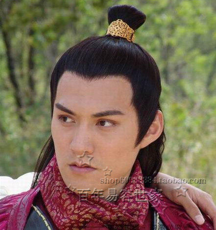 男士头套古装假发仿真发