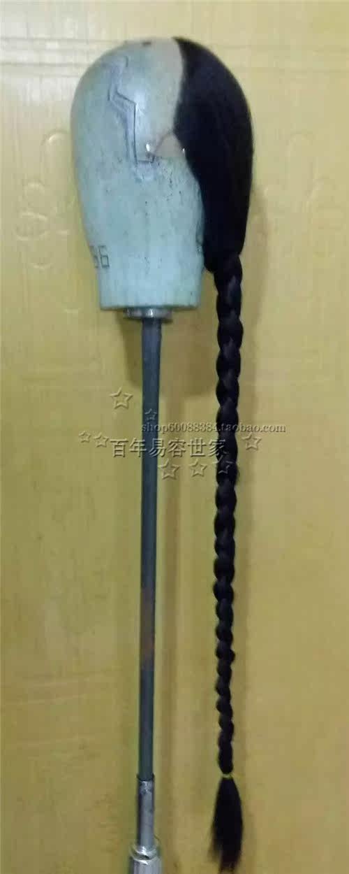 清朝头套 马蹄盖 清朝造型辫子头 古装清朝头套 仿真发清朝头