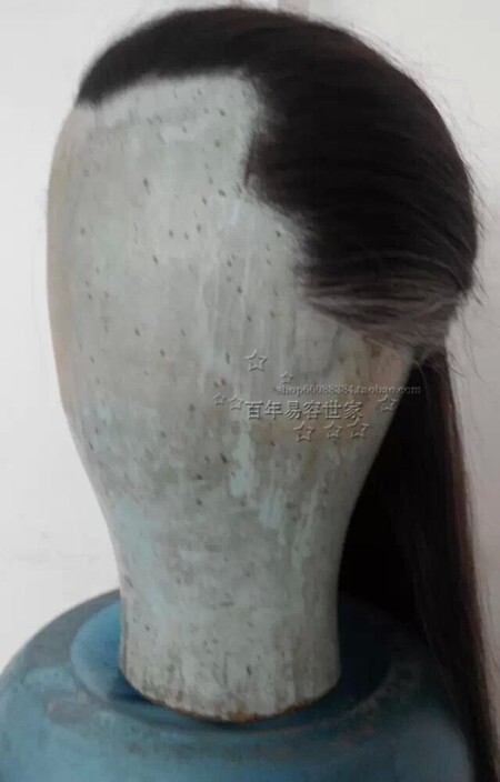 影视花白造型发套假发仿真发丝